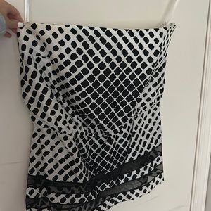 vintage white house black market size 12 sleeveless tube top